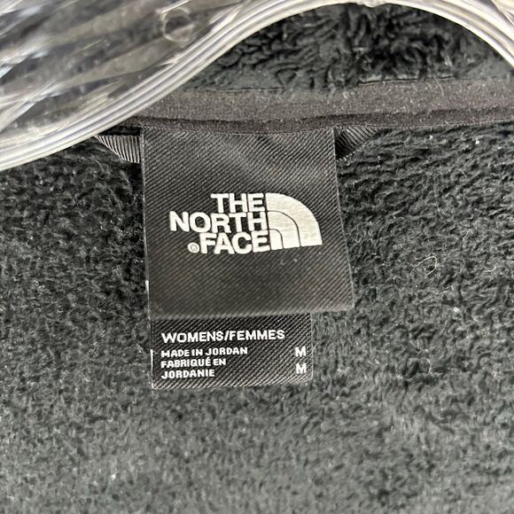 The North Face Women's Black Fleece Jacket Size Medium Full Zip - Picture 4 of 8